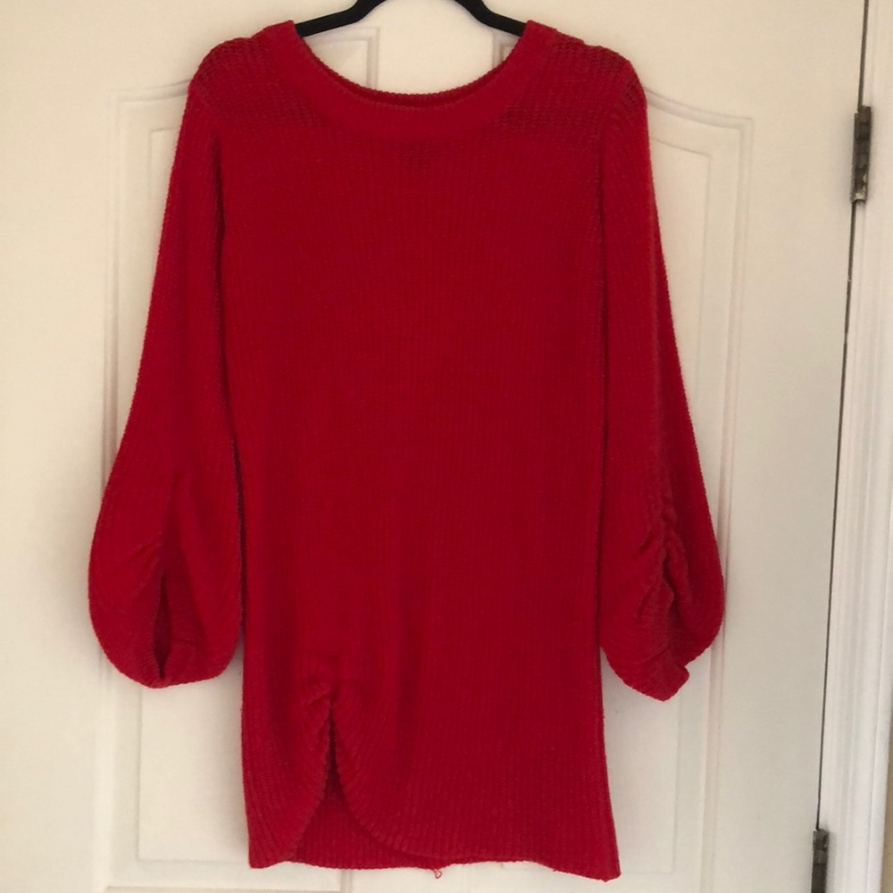 Ashley Stewart Red Sweater
